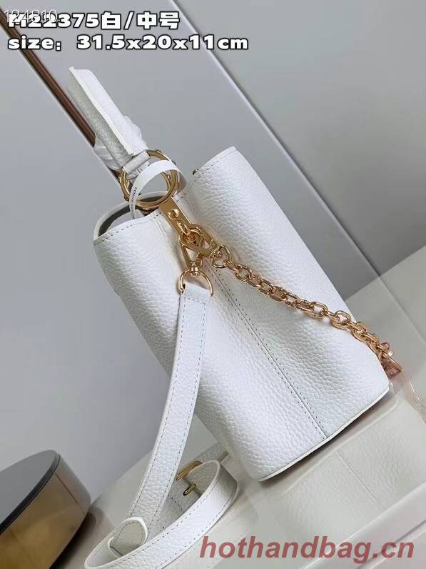 Louis Vuitton Capucines MM M20784 white