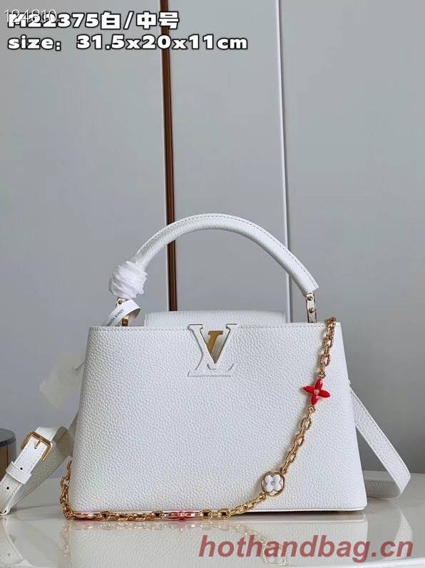 Louis Vuitton Capucines MM M20784 white