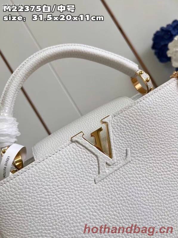 Louis Vuitton Capucines MM M20784 white