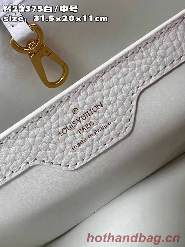 Louis Vuitton Capucines MM M20784 white