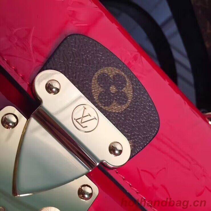 Louis Vuitton Spring Street Monogram Vernis Patent Original Leather M90376 Red