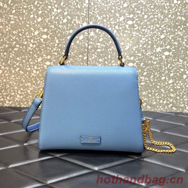 VALENTINO VSLING small Grain calf leather Shoulder bag WB0F53 blue