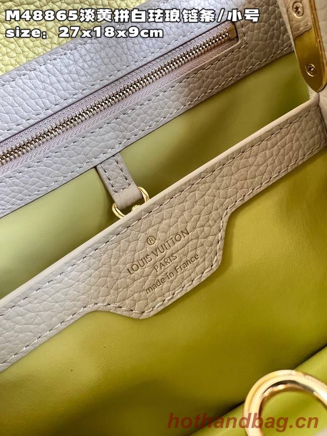 Louis Vuitton Capucines BB M21043 light yellow