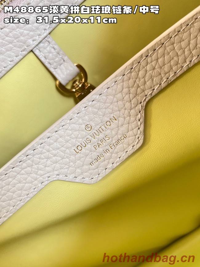 Louis Vuitton Capucines MM M20784 light yellow