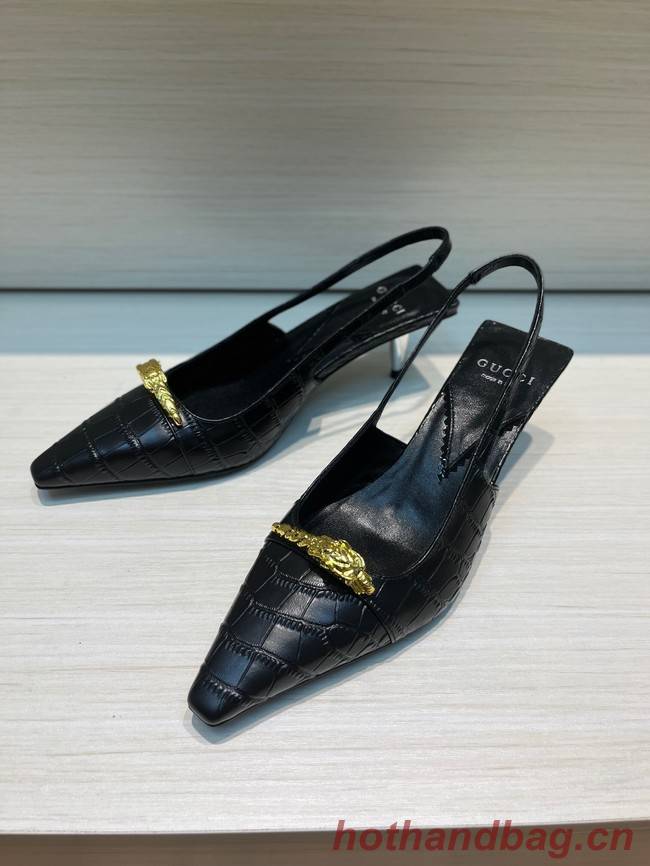 Gucci WOMENS SLINGBACK PUMP heel height 5.5CM 93551-1