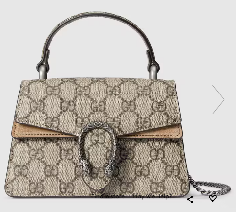 GUCCI DIONYSUS MINI TOP HANDLE BAG 752029 Beige