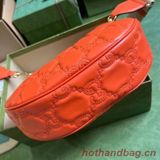 Gucci GG MATELASSE SMALL SHOULDER BAG 739709 orange