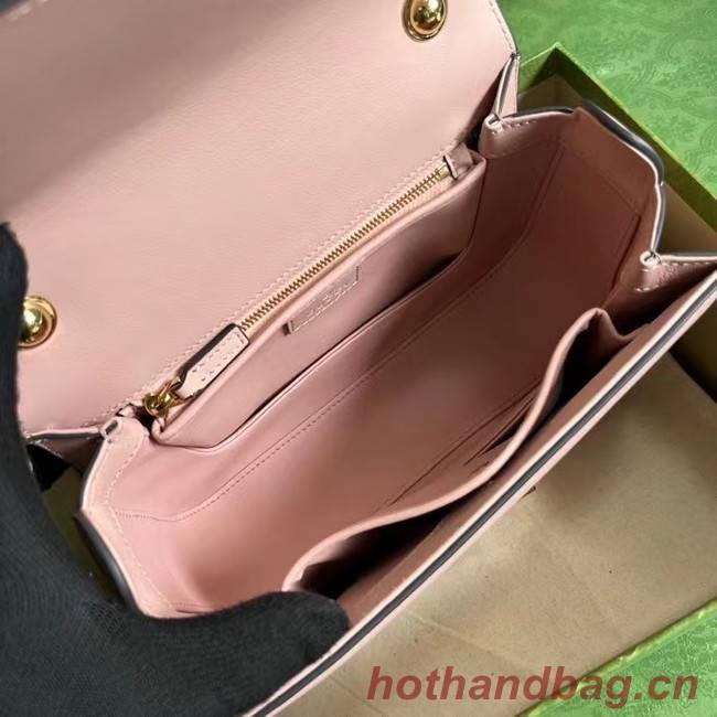 GUCCI BLONDIE TOP-HANDLE BAG 735101 Light pink