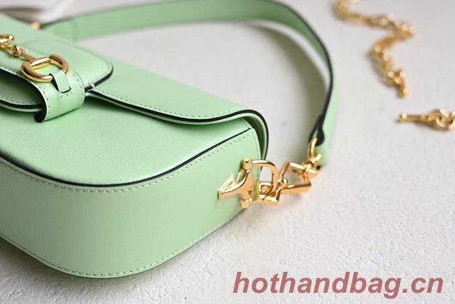 GUCCI HORSEBIT 1955 SMALL SHOULDER BAG 735178 light green