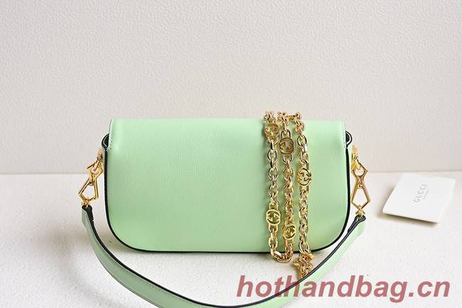 GUCCI HORSEBIT 1955 SMALL SHOULDER BAG 735178 light green