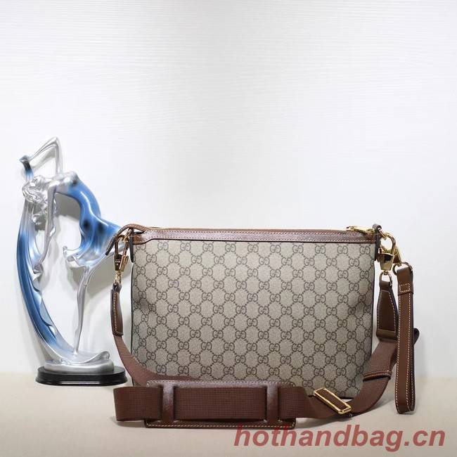 GUCCI MESSENGER BAG WITH INTERLOCKING G 726833 Brown