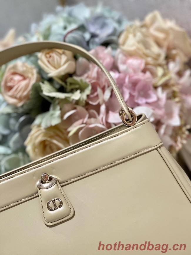 MEDIUM DIOR KEY BAG Apricot Box Calfskin M1843OBEQ