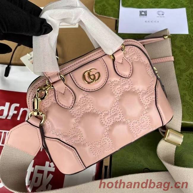 GUCCI GG MATELASSE HANDBAG 727793 Pink