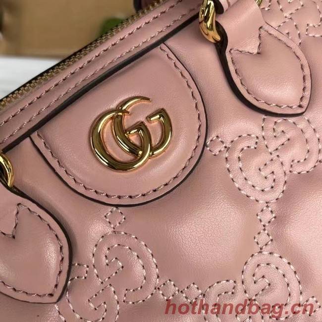 GUCCI GG MATELASSE HANDBAG 727793 Pink