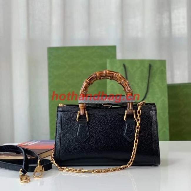 GUCCI DIANA SMALL SHOULDER BAG 735153 Black