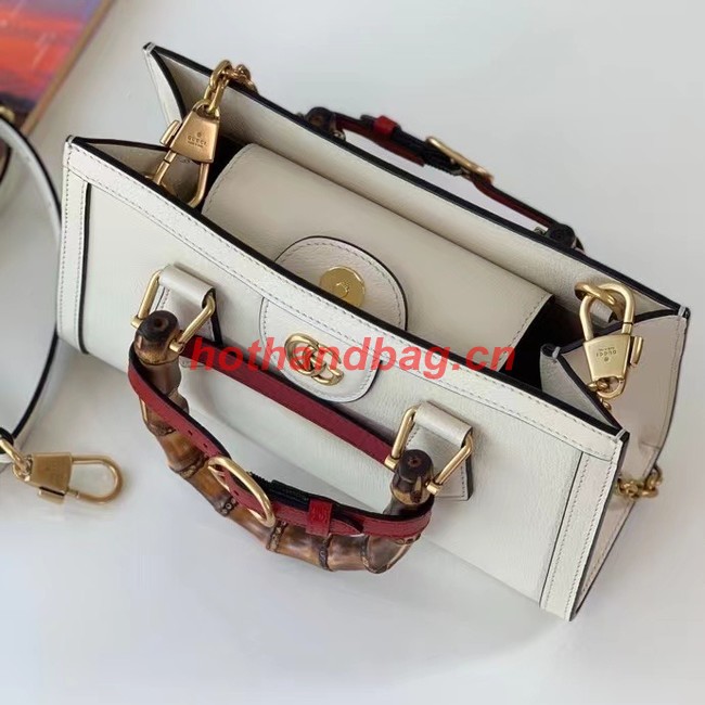 GUCCI DIANA SMALL SHOULDER BAG 735153 White