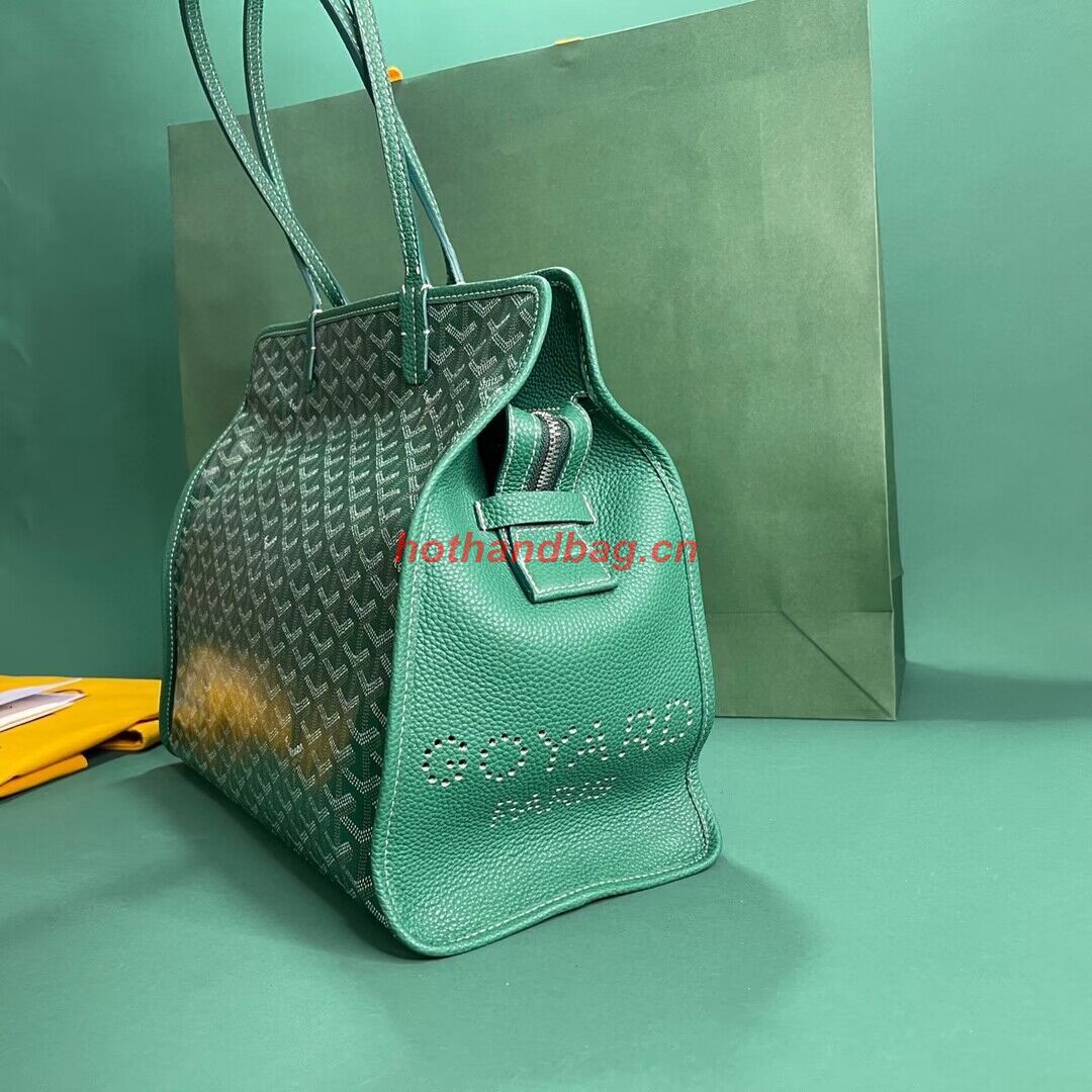 Goyard Hardy 2 Original Calfskin Leather Pet Bag 20299 Green