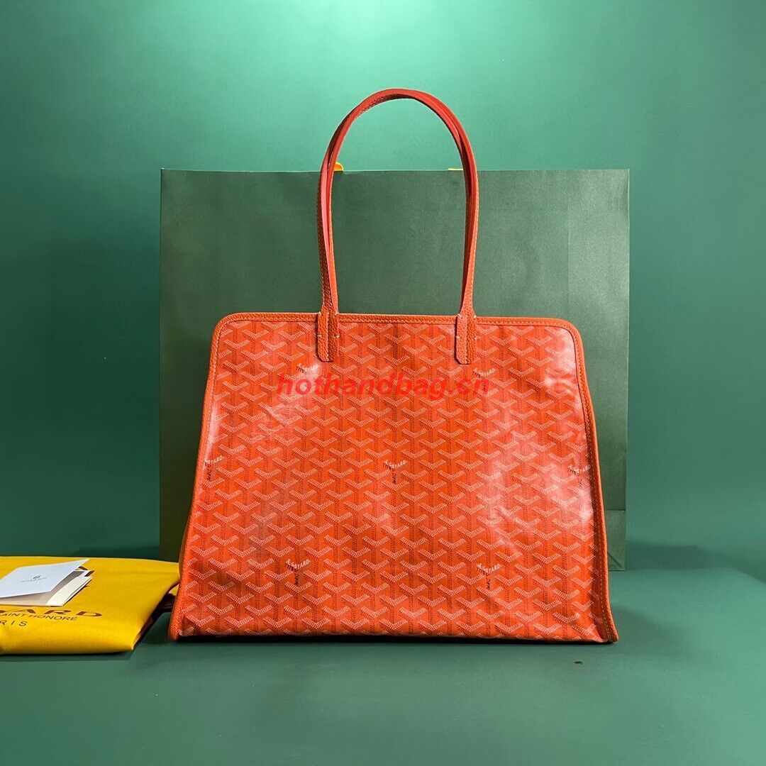 Goyard Hardy 2 Original Calfskin Leather Pet Bag 20299 Orange