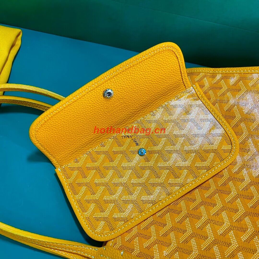 Goyard Hardy 2 Original Calfskin Leather Pet Bag 20299 Yellow