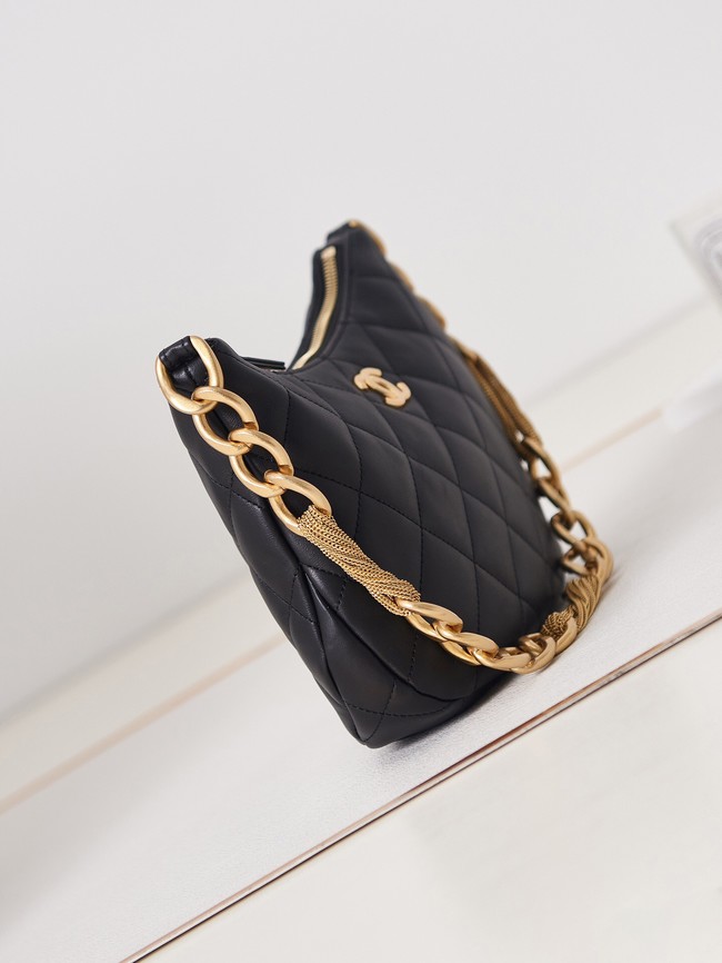 CHANEL HOBO HANDBAG AS4220 BLACK