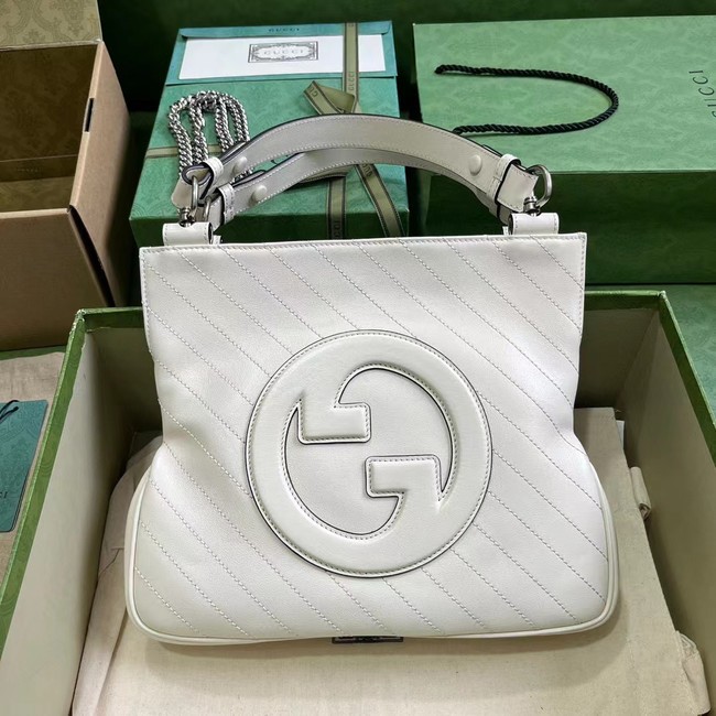 GUCCI BLONDIE SMALL TOTE BAG 751518 white