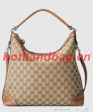 Gucci Ophidia GG Hobo Top Handle Bag G53201 Brown