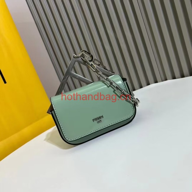 Fendi mini smooth leather bag F1089 green