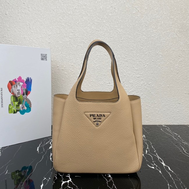 Prada Medium leather tote 1BG335  Beige