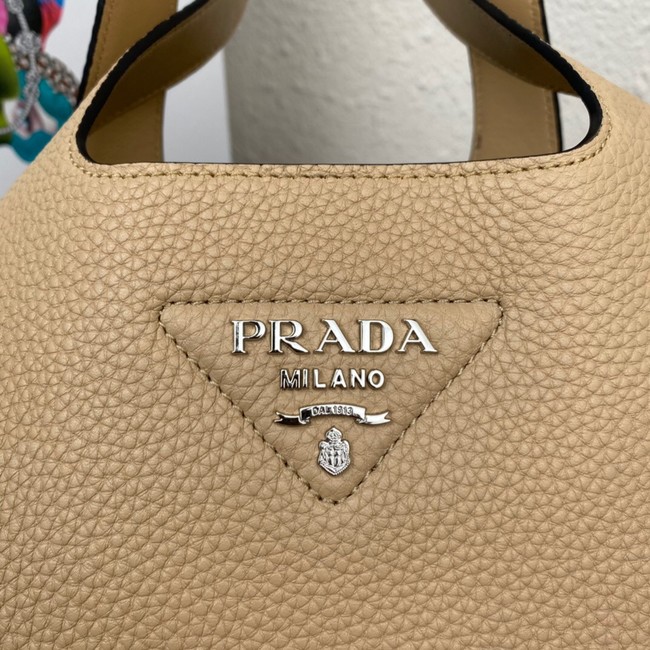 Prada Medium leather tote 1BG335  Beige