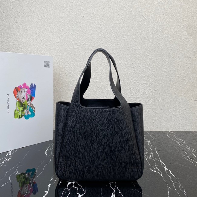 Prada Medium leather tote 1BG335 black