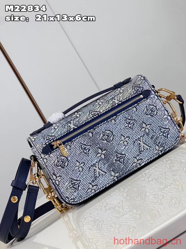 Louis Vuitton Pochette Metis East West M22834 Blue