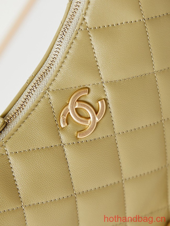 CHANEL HOBO HANDBAG AS4220 Khaki