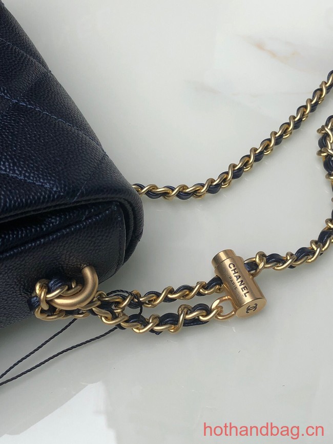 Chanel SMALL FLAP BAG AS2855 black