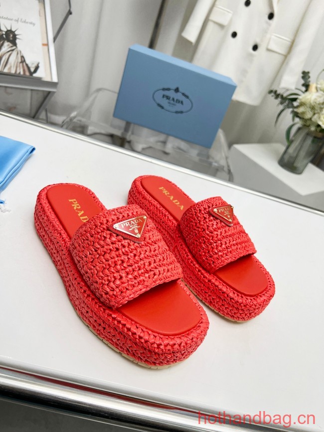 Prada Crochet flatform slides 93590-1