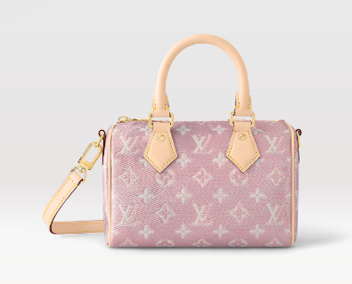 Louis Vuitton Speedy Bandouliere 20 M22849 Monoglam Rose