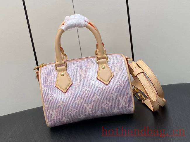 Louis Vuitton Speedy Bandouliere 20 M22849 Monoglam Rose