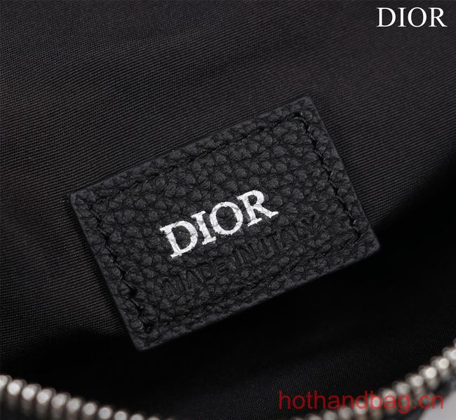 Dior Essentials SADDLE BAG Beige and Black Dior Oblique Jacquard 1ADPO093