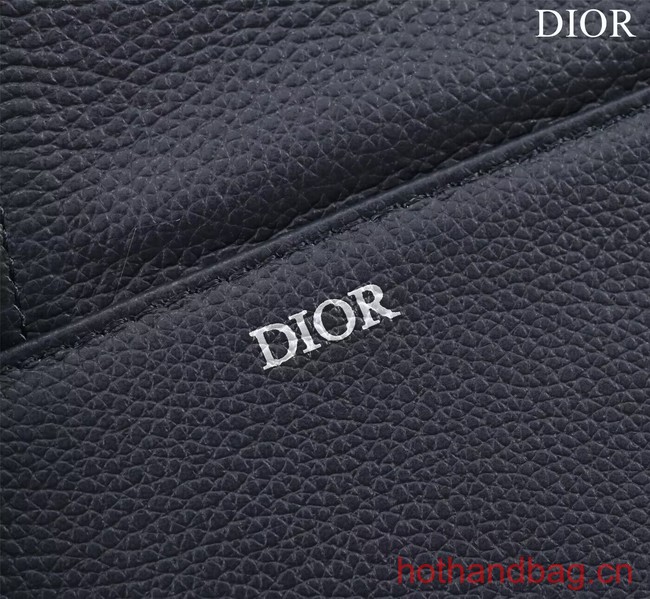 Dior Essentials SADDLE BAG Grained Calfskin 1ADPO093f-1 Royal Blue