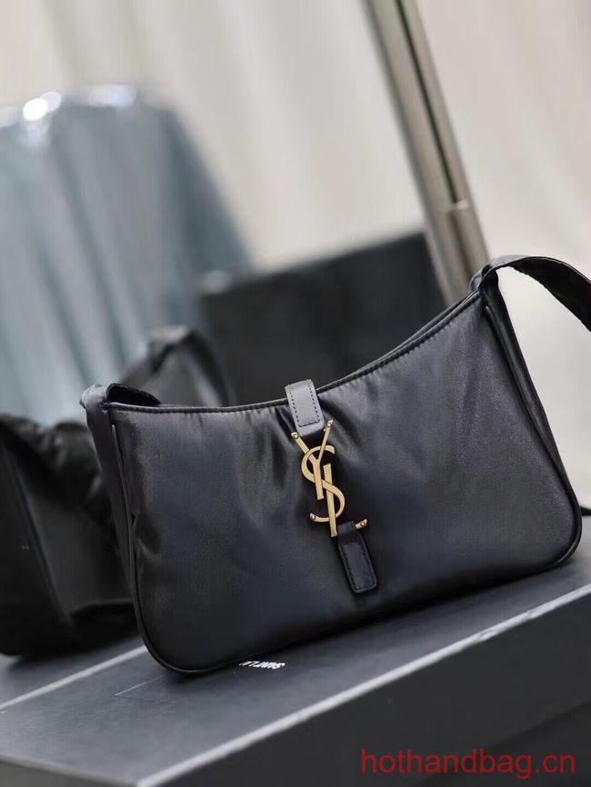 SAINT LAURENT Nylon Shoulder Bag Y988228B black