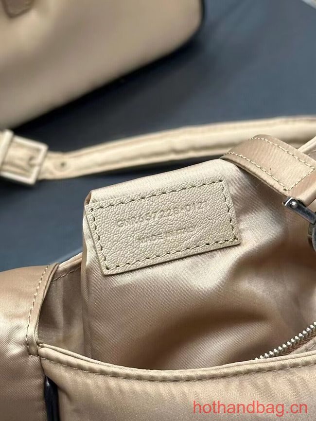 SAINT LAURENT Nylon Shoulder Bag Y988228 apricot