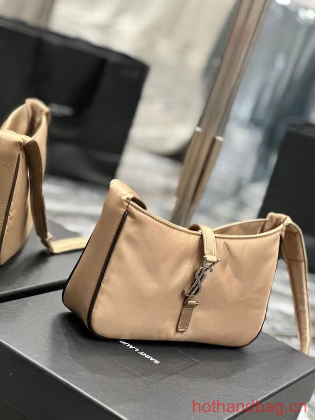 SAINT LAURENT Nylon Shoulder Bag Y988228 apricot