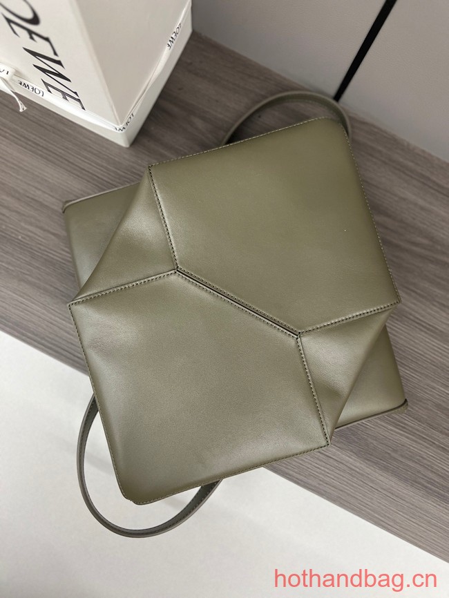 Loewe Original Leather Shoulder bag 052316 Khaki