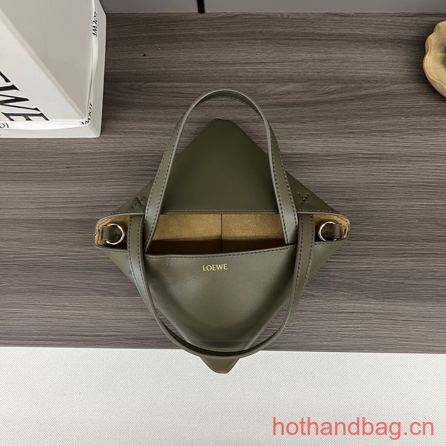 Loewe Original Leather small Shoulder bag 052322 Khaki