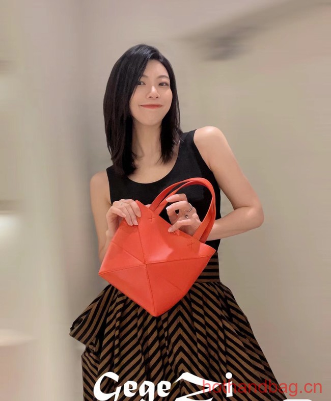 Loewe Original Leather small Shoulder bag 052322 orange