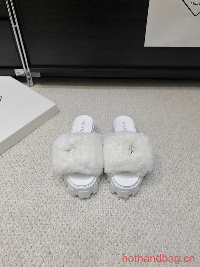 Prada Shearling slides 93648-2