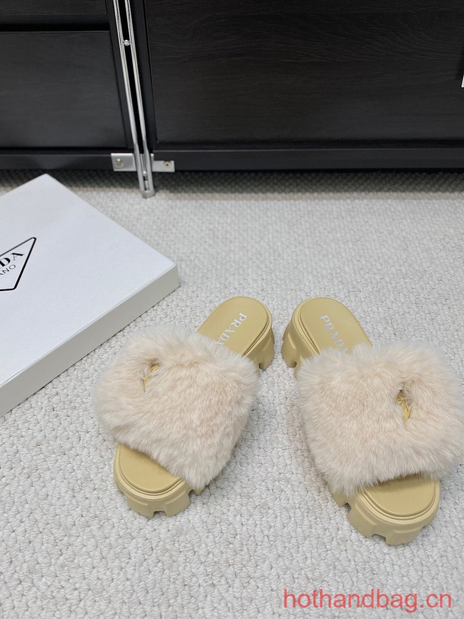 Prada Shearling slides 93648-3