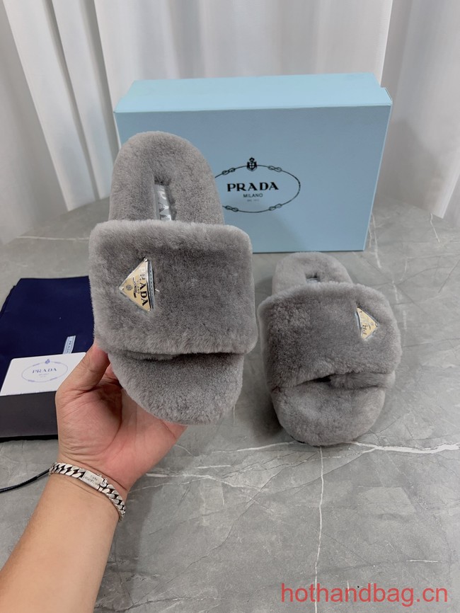 Prada Shearling slides 93645-1