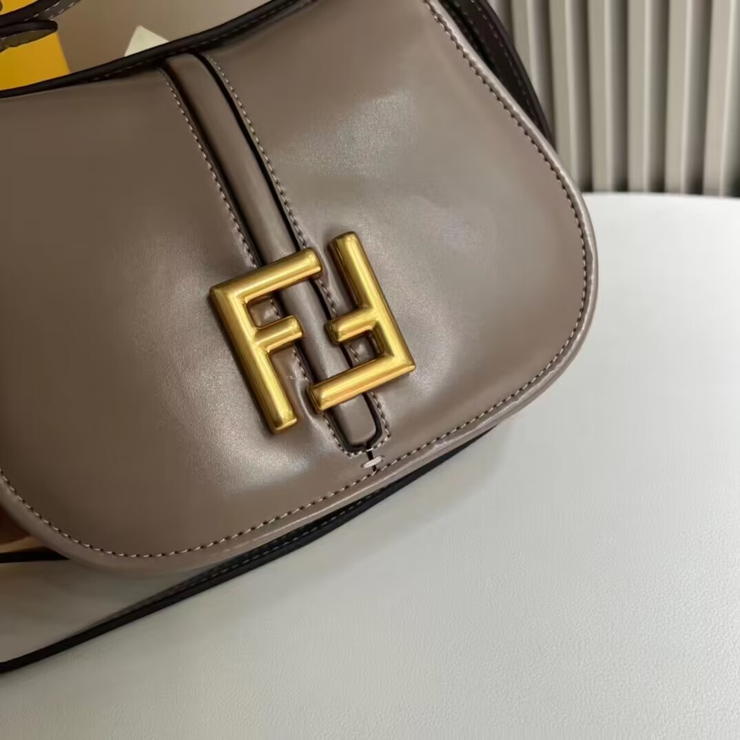 Fendi Cmon Mini leather bag 8BS082 Dove gray 