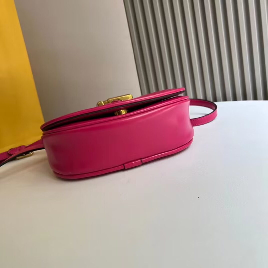 Fendi Cmon Mini leather bag 8BS082 Fuchsia