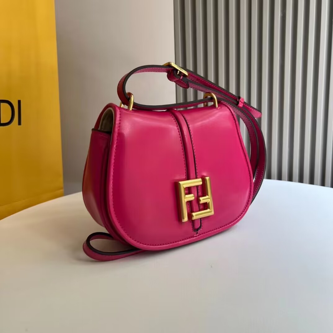 Fendi Cmon Mini leather bag 8BS082 Fuchsia